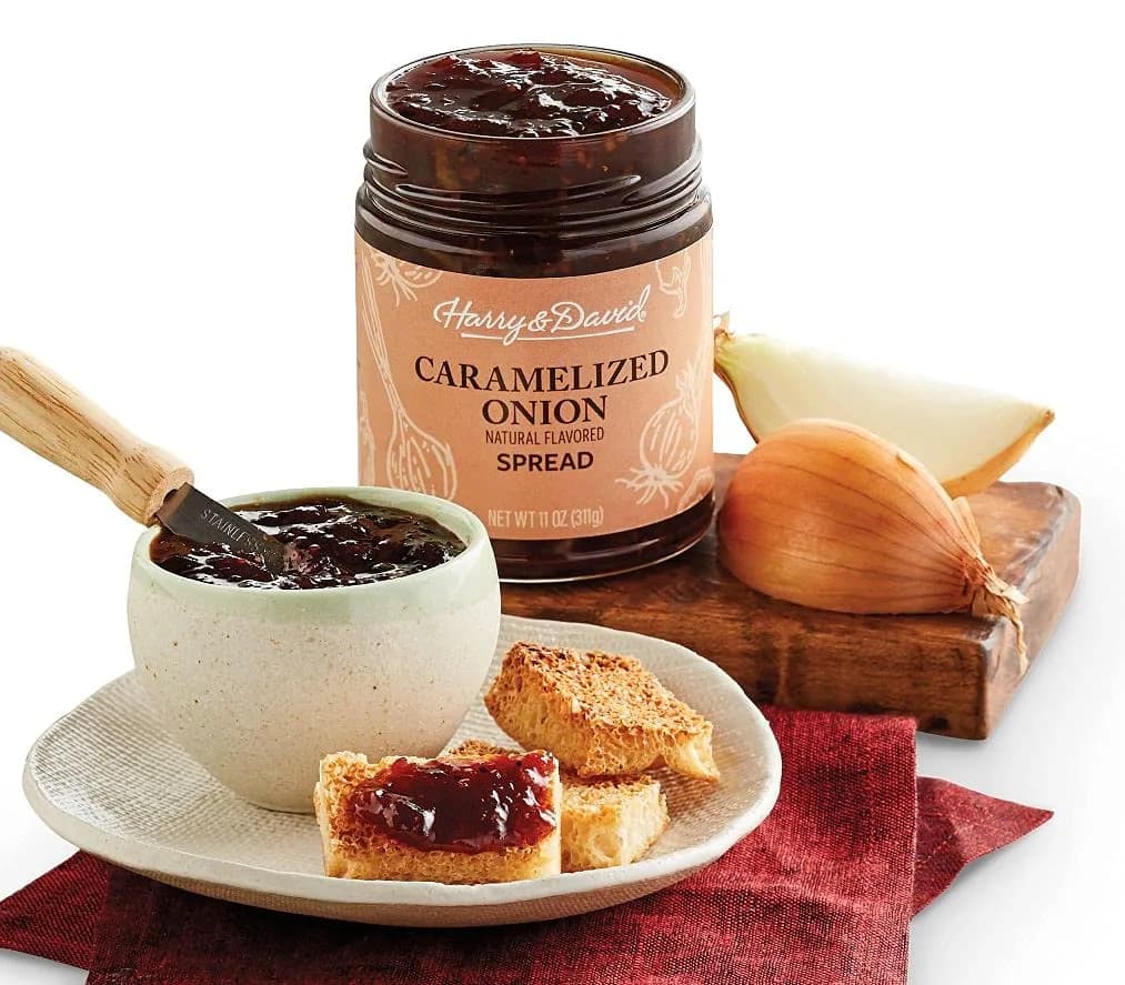 Harry & David Smoked Onion Pepper Spread 11Oz | Sweet & smoky flavor, mild-to-medium heat, perfect for breakfast & snacks - main product image