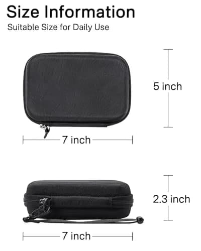 RAIACE CO2 Cartridges Storage Case Black | Holds 12pcs CO2 Cartridges, Protective Travel Bag thumbnail 7