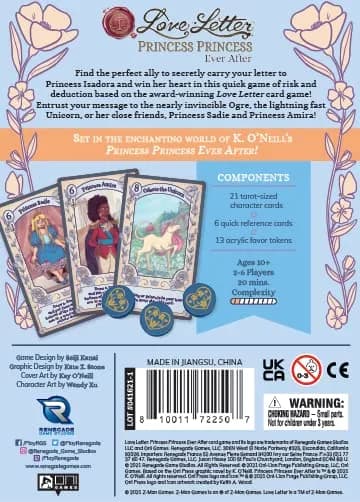 Renegade Game Studios Love Letter: Princess Princess Ever After Ages 10+ | 2-6 Players | 20 Min thumbnail 3