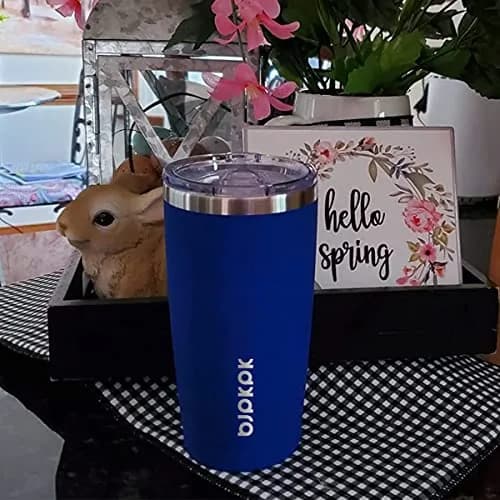 BJPKPK 20 oz Insulated Stainless Steel Tumbler with Lid & Straw | Keeps Drinks Cold 24 Hrs, Hot 12 Hrs thumbnail 4