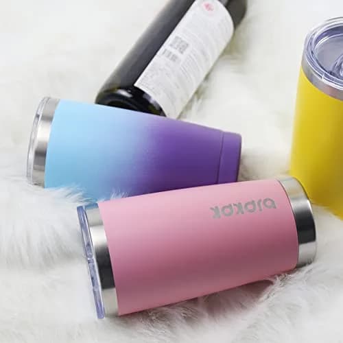 BJPKPK 20 oz Insulated Stainless Steel Tumbler with Lid & Straw | Keeps Drinks Cold 24 Hrs, Hot 12 Hrs thumbnail 5