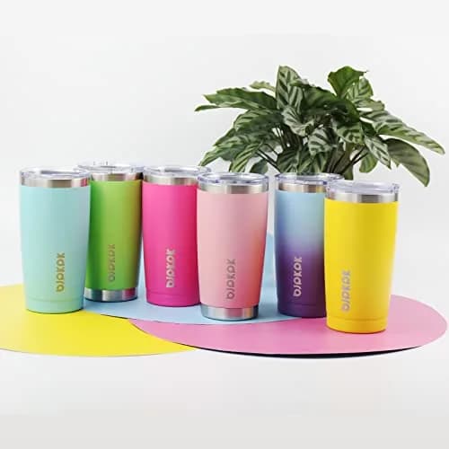 BJPKPK 20 oz Insulated Stainless Steel Tumbler with Lid & Straw | Keeps Drinks Cold 24 Hrs, Hot 12 Hrs thumbnail 6