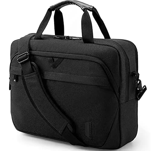 BAGSMART Laptop Bag 15.6 Inch Briefcase for Men & Women | Water-Repellent Work Bag with Lockable Zippers thumbnail 1