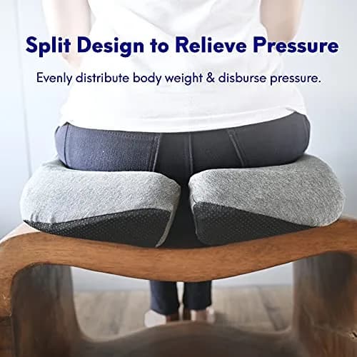 Cushion Lab Pressure Relief Seat Cushion Purple Standard | Ergonomic Comfort for All Chairs thumbnail 4