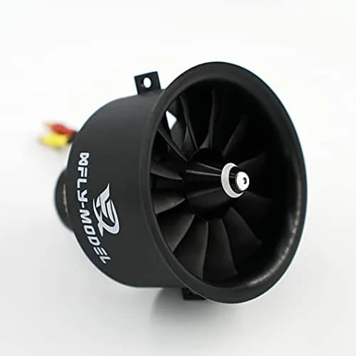 XFLY-MODEL 64mm 12 Blades EDF Ducted Fan with 4S 2840-KV3200 Brushless Outrunner Motor | High Thrust RC Jet Aircraft Part thumbnail 5