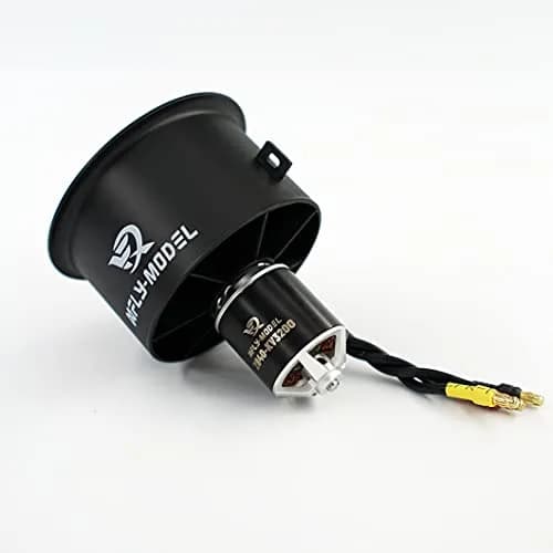 XFLY-MODEL 64mm 12 Blades EDF Ducted Fan with 4S 2840-KV3200 Brushless Outrunner Motor | High Thrust RC Jet Aircraft Part thumbnail 3