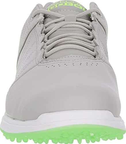Skechers Men's Pivot Spikeless Golf Shoe Gray/Lime 27cm (13 US) | Water-Resistant Traction thumbnail 4