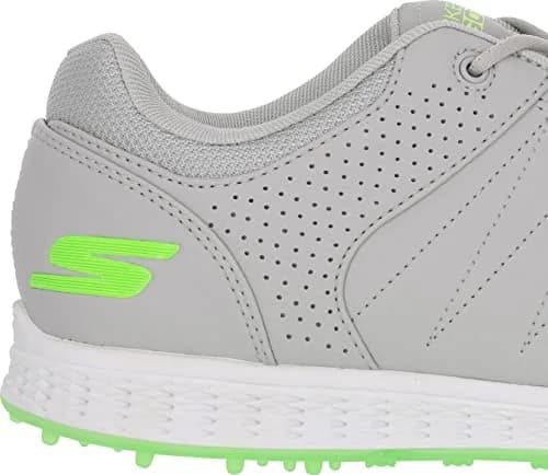 Skechers Men's Pivot Spikeless Golf Shoe Gray/Lime 27cm (13 US) | Water-Resistant Traction thumbnail 9