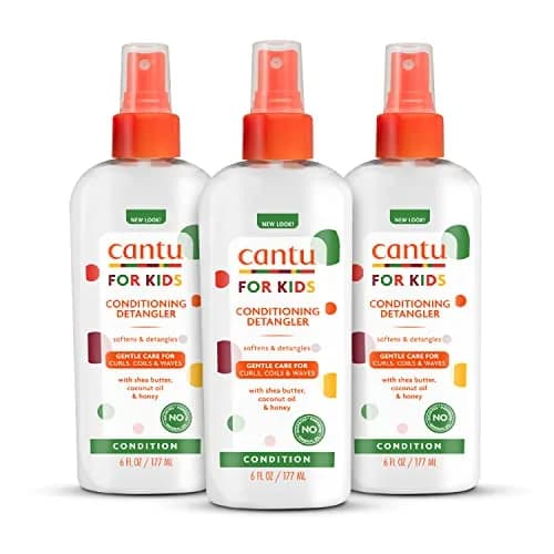 Cantu Care for Kids Conditioning Detangler Spray, 532ml (18 fl oz) | Gentle Formula for Delicate Curls thumbnail 1