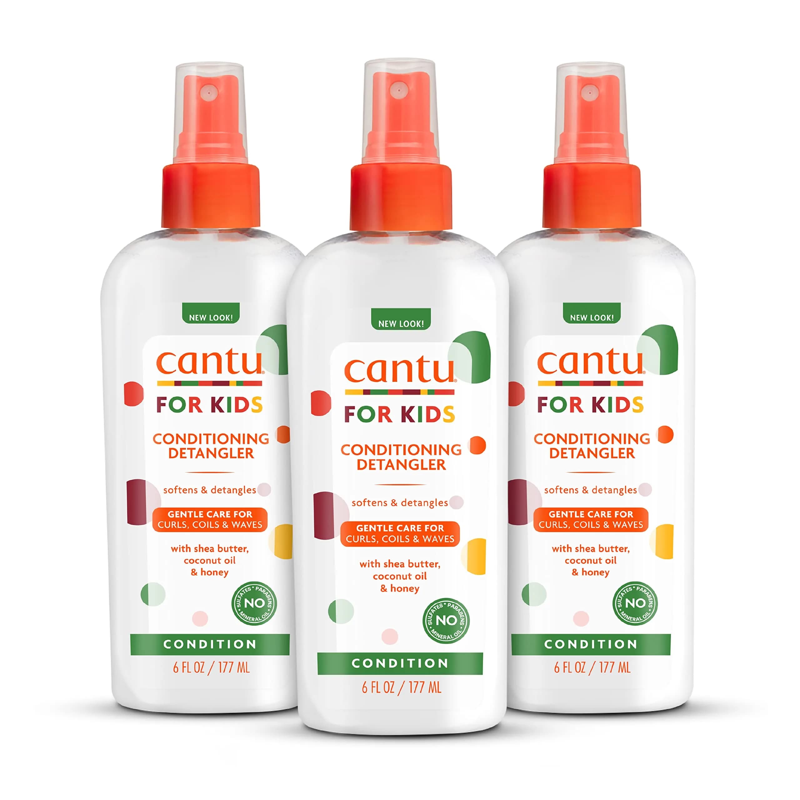 Cantu Care for Kids Conditioning Detangler Spray, 532ml (18 fl oz) | Gentle Formula for Delicate Curls - main product image