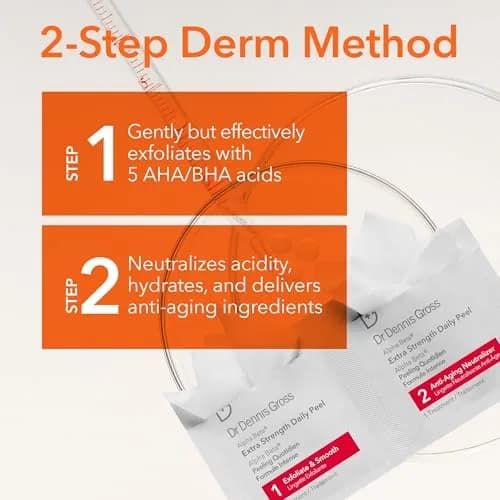 Dr Dennis Gross Alpha Beta Extra Strength Exfoliating Daily Peel 5 Pack | Professional Results for Radiance & Pores thumbnail 3