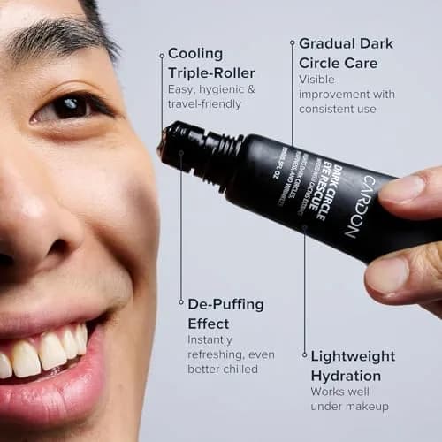 Cardon Dark Circle Rescue Eye Stick 0.5 Fl Oz (2 Pack) | Peptides & Hyaluronic Acid for Puffy Eyes & Wrinkles thumbnail 7