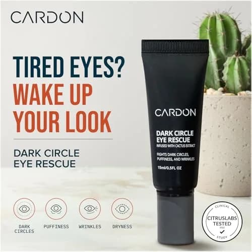 Cardon Dark Circle Rescue for Men & Women 0.5 Fl Oz | Under Eye Roller for Puffy Eyes & Wrinkles thumbnail 2