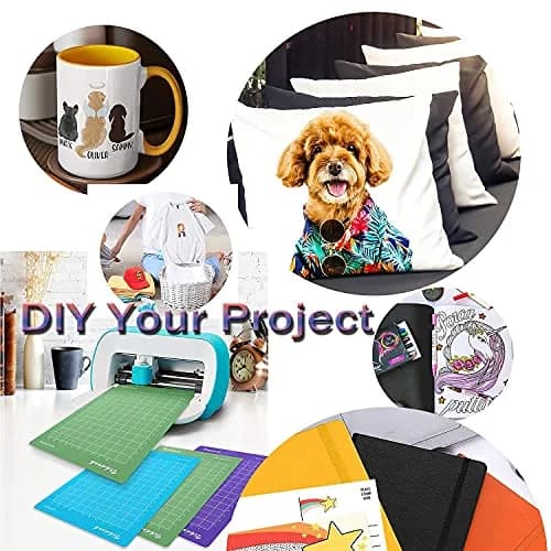 VIKDOOK Cutting Mat for Cricut Joy 4.5”x12” & 4.5”x6.5” Variety Grip 6-Pack | Sticky Adhesive Mats for Paper, Vinyl, Cardstock thumbnail 8