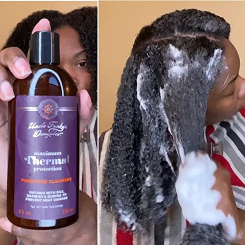Uncle Funky's Daughter Maximum Thermal Protection Purifying Cleanser 237ml (8 Fl Oz) | Clarifies Hair for Heat Styling thumbnail 5
