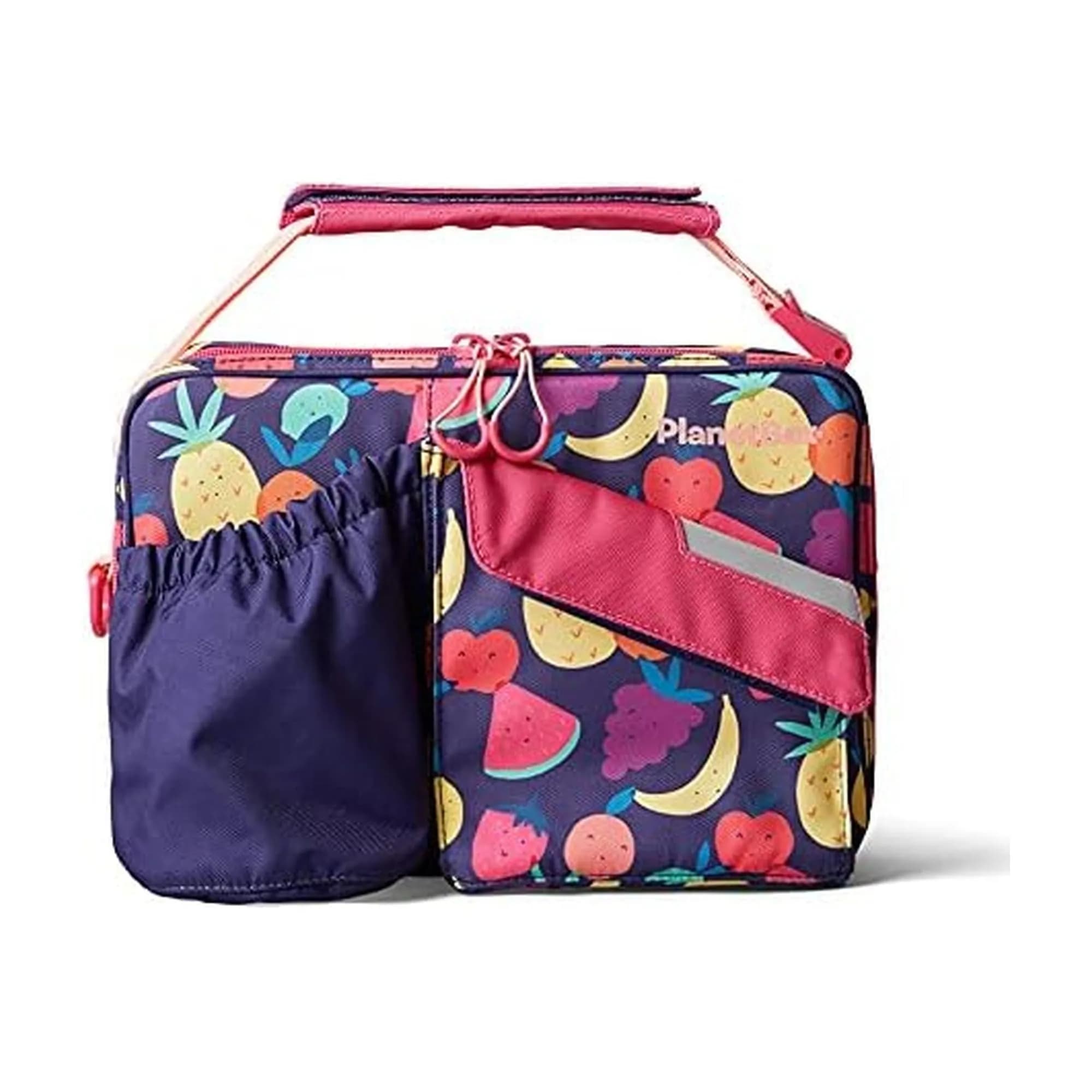 PlanetBox Insulated Lunch Bag, Black Currant Edition | Durable & BPA-Free, Easy to Clean — Tutti Frutti Edition