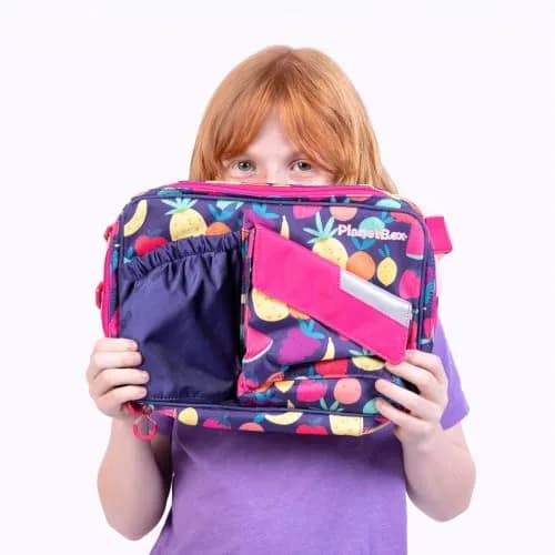 PlanetBox Insulated Lunch Bag Tutti Frutti Edition with Pockets, 25cm x 23cm x 6cm (12" x 9" x 2.5") thumbnail 2
