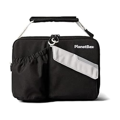 PlanetBox Insulated Lunch Bag, Black Currant Edition | Durable & BPA-Free, Easy to Clean thumbnail 1
