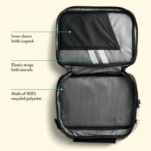 PlanetBox Insulated Lunch Bag, Black Currant Edition | Durable & BPA-Free, Easy to Clean thumbnail 5