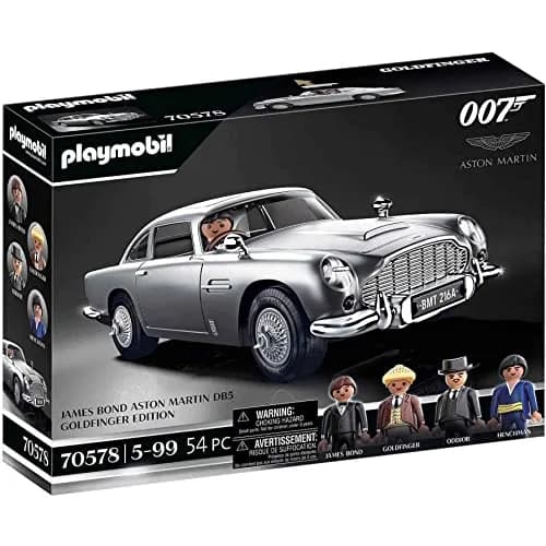 Playmobil James Bond Aston Martin DB5 – Goldfinger Edition | Iconic 007 Car with Secret Functions thumbnail 1