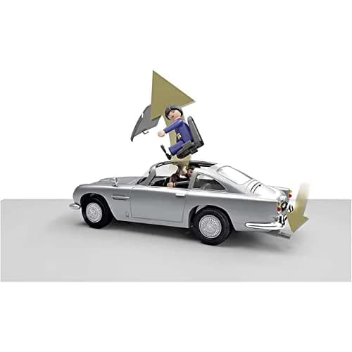 Playmobil James Bond Aston Martin DB5 – Goldfinger Edition | Iconic 007 Car with Secret Functions thumbnail 2