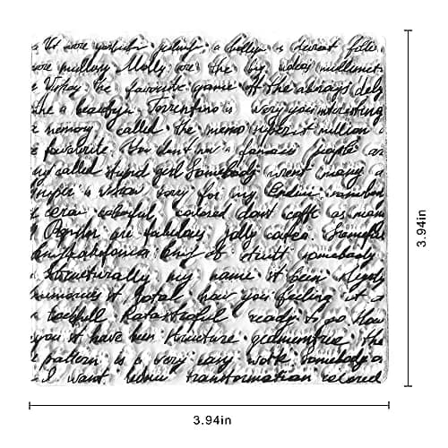 Hying Clear Rubber Stamp for Card Making & Scrapbooking | English Sentiment Background Transparent Silicone Seal Stamp thumbnail 2