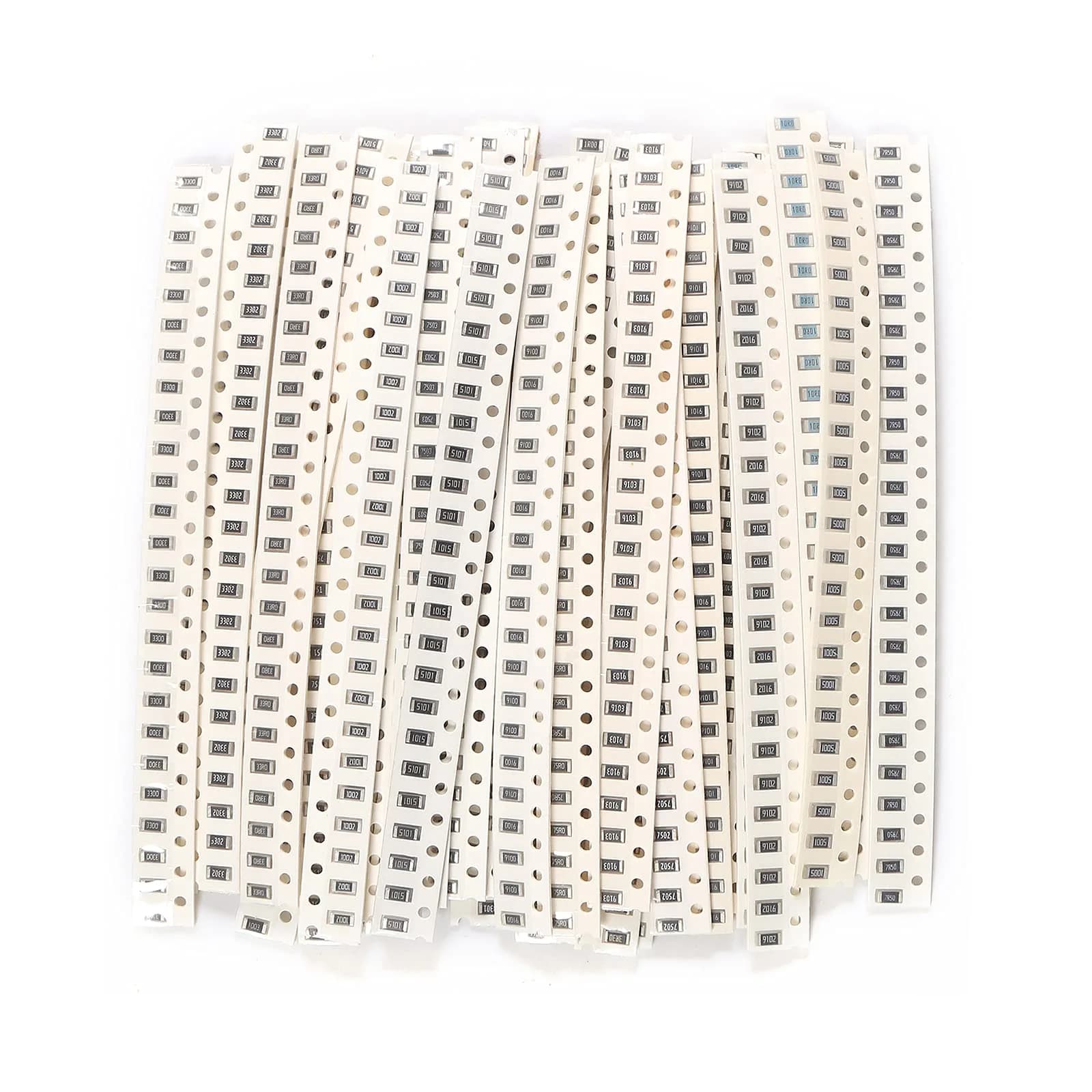 AEDIKO 900pcs 1206 Resistors Kit 36 Values | 1% Tolerance, 0.25W, Surface Mount (1206) | Assorted Chip Resistors