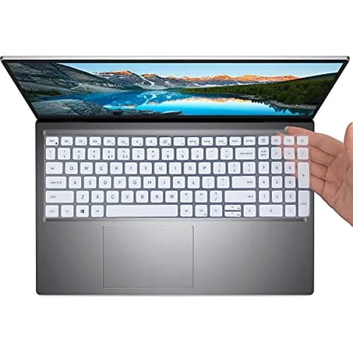 MUBUY-GOL Keyboard Cover for 15.6" Dell Laptops 39.6 cm (15.6") | White Silicone thumbnail 3