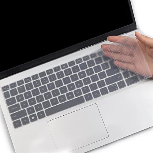 MUBUY-GOL Clear Keyboard Cover for 15.6" Dell Inspiron Laptops | Protects Against Spills & Dust thumbnail 1