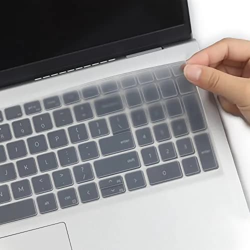 MUBUY-GOL Clear Keyboard Cover for 15.6" Dell Inspiron Laptops | Protects Against Spills & Dust thumbnail 4