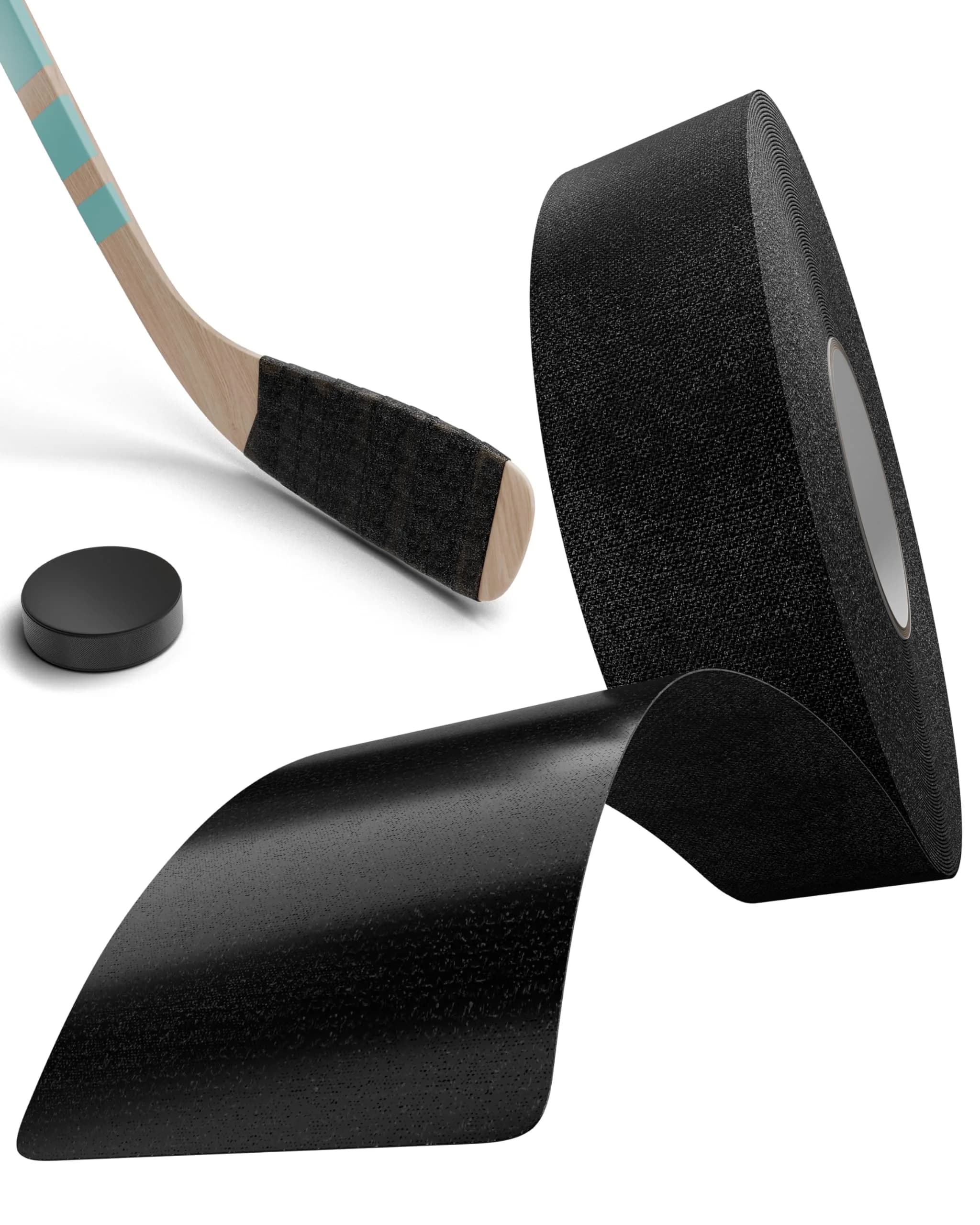 PULLUP & DIP Black Grip Tape 2500cm x 2.5cm | Durable, Non-Slip Poly-Cotton for Sports Equipment - main product image