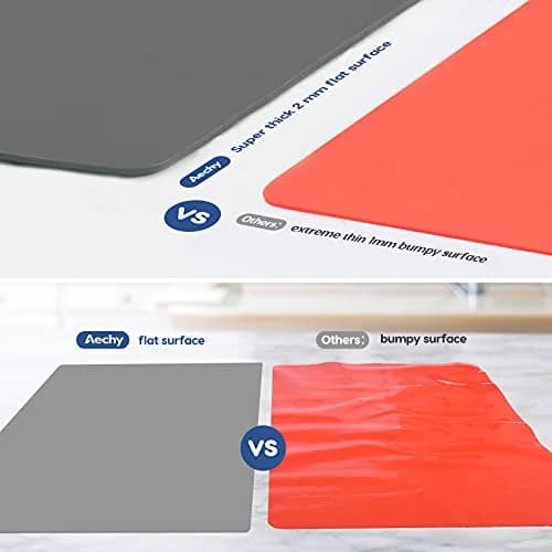 AECHY Extra Large Silicone Mat 35.3"x23.5"x0.08" | Largest Heat-Resistant Kitchen Counter Mat thumbnail 6