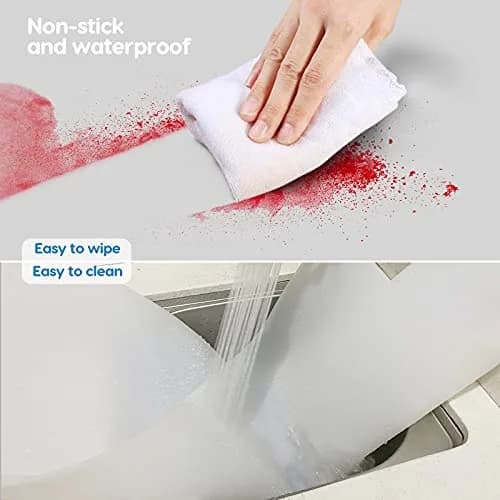 AECHY Extra Large Silicone Mat 90cm x 60cm (36"x24") | Thick Heat Resistant Countertop Protector for Baking & Crafts thumbnail 7
