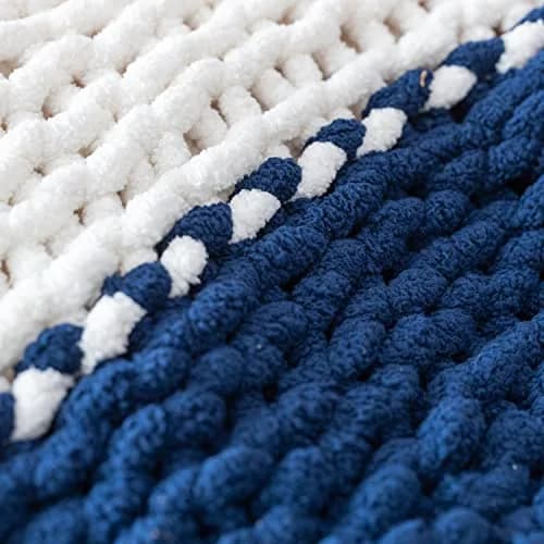 SCS Direct Chunky Yarn 3 Pack Indigo Blue 72 Yards (65.8 m) | Jumbo Chenille Yarn for Knitting & Crocheting thumbnail 7