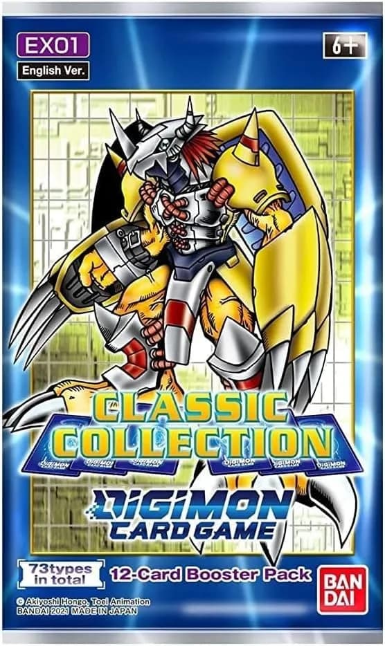 BANDAI Digimon Card Game EX-01 Classic Collection Box | 24 Booster Packs thumbnail 3