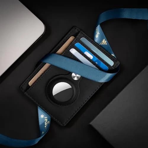 Hawanik Slim Minimalist Front Pocket Air Tag Wallet Thin Card Holder Wallet thumbnail 8