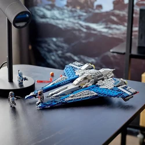 LEGO Star Wars 75316 Mandalorian Starfighter from 9 Years | Fold-out wings, BB-8 Droid, 3 minifigures thumbnail 5