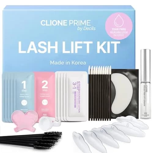 CLIONE PRIME Korean Lash Lift Kit 5 Sets | Professional At-Home Eyelash Perming thumbnail 1