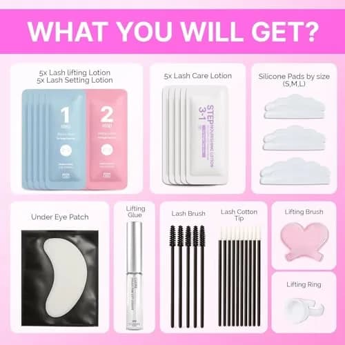 CLIONE PRIME Korean Lash Lift Kit 5 Sets | Professional At-Home Eyelash Perming thumbnail 8