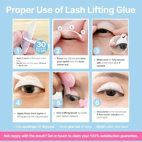 CLIONE PRIME Korean Lash Lift Kit 5 Sets | Professional At-Home Eyelash Perming thumbnail 3