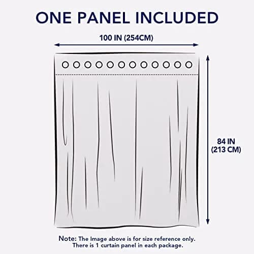 PureFit Outdoor Waterproof Curtains for Patio, Balcony, Porch - Camel, 200"W x 84"L (Set of 2) | UV & Fade Resistant thumbnail 6