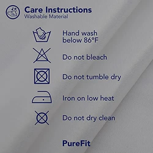 PureFit Waterproof Outdoor Curtains for Patio 241cm x 254cm | Weatherproof UV Resistant Light Gray Grommet Panels thumbnail 7