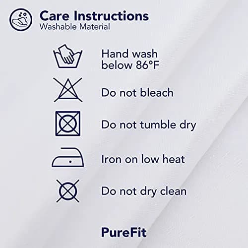 PureFit Waterproof Outdoor Curtains for Patio, 241cm x 254cm (100"W x 95"L) | UV Resistant, Fade Resistant, Privacy Enhancement thumbnail 7