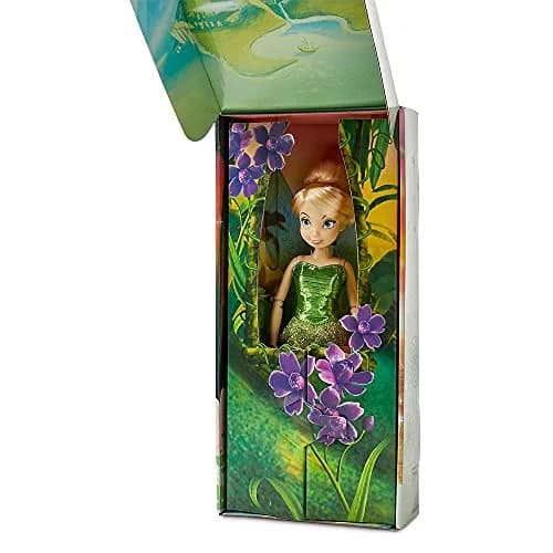 Disney Store Tinker Bell Classic Doll 11 Inches | Fully Posable Toy with Brush and Wings thumbnail 2