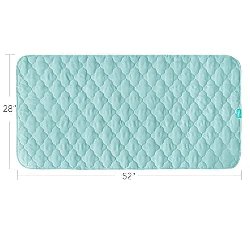 Biloban Waterproof Crib Mattress Protector 28"x52" (71cm x 132cm) | Breathable Quilted Pad for Safe Sleep thumbnail 4