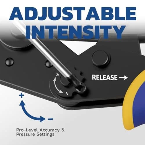 haisstronica Ratchet Crimping Tool for Open Barrel Terminals, AWG 22-10 (550g) | Precision Electrical Wire Crimper thumbnail 5