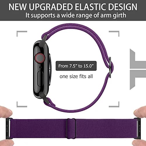 IFCASE Elastic Arm/Ankle Band for Apple Watch 40/41/42mm | Breathable Nylon, Adjustable Fit thumbnail 2