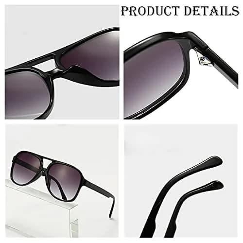 NIDOVIX Polarized Aviator Sunglasses for Men Women 58mm Lens Width | Classic Vintage Style thumbnail 6