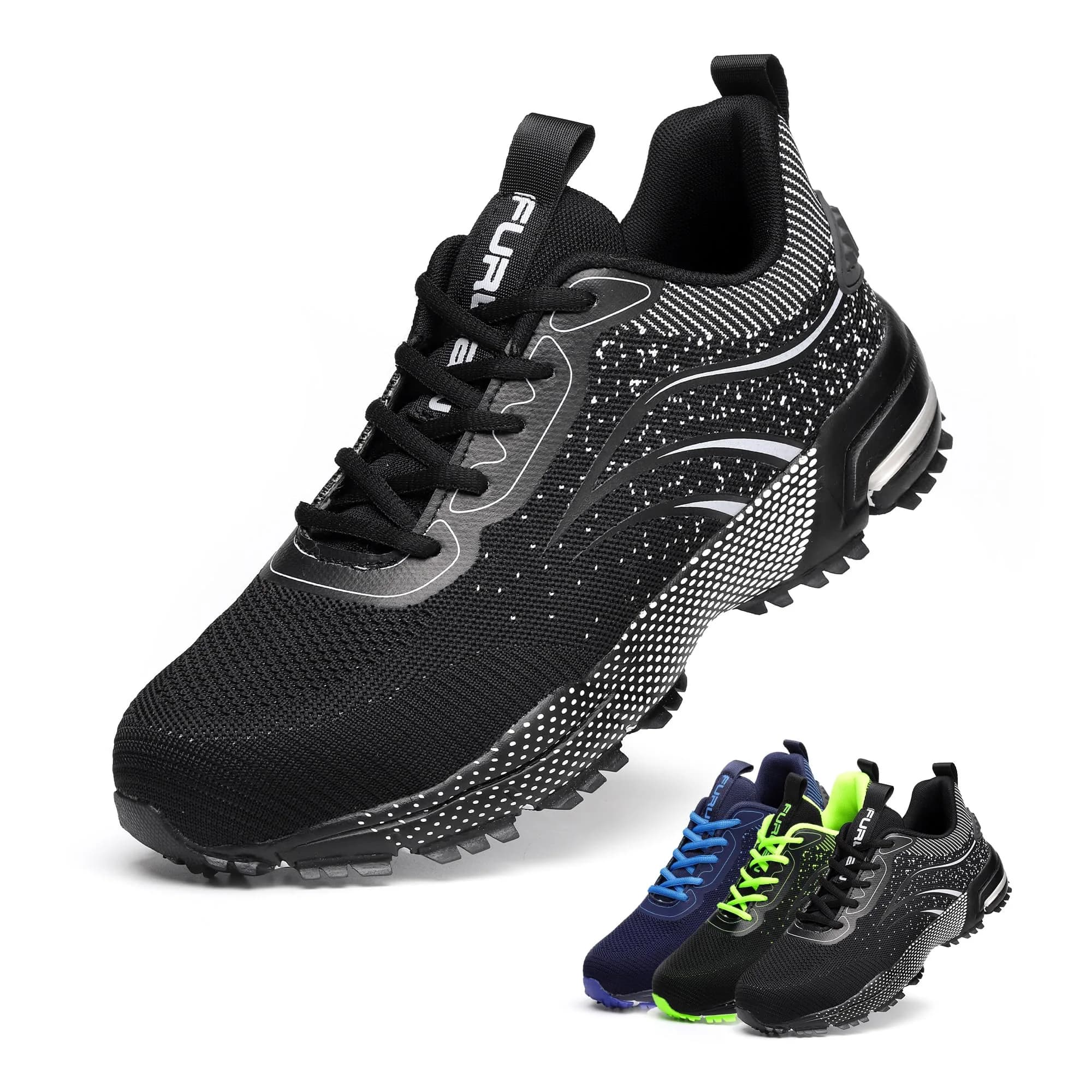 Furuian Steel Toe Shoes for Men & Women 7 Women/5.5 Men | Comfortable Puncture-Resistant Safety Shoes - main product image