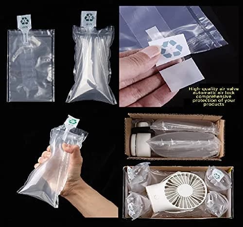 MIUPOO Inflatable Air Cushion Packaging Bags 4x6 Inches (50 Count) | Void Fill for Shipping Protection thumbnail 5